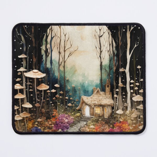 Item preview, Mushroom Cottage designed and sold by Sasha Art Gallery.