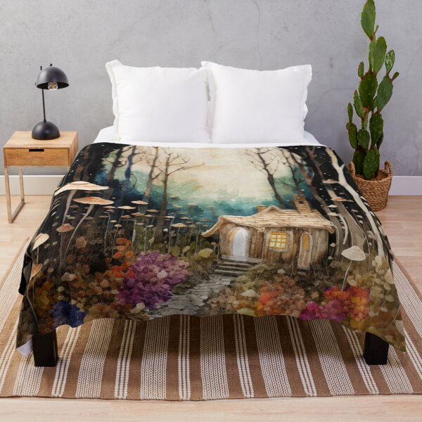 Item preview, Mushroom Cottage designed and sold by Sasha Art Gallery.