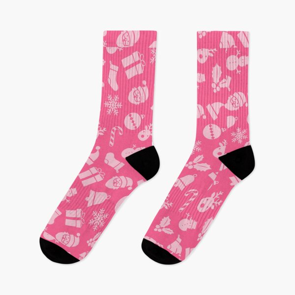 Item preview,  Pink Christmas Accents All Over Pattern on Pink Background designed and sold by MimsTees.