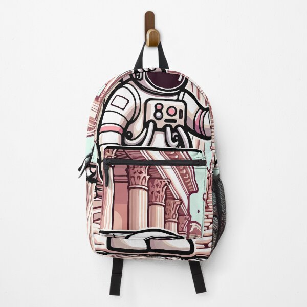 Item preview, Astronaut Meets Ancient Rome - Historical Fantasy Artwork designed and sold by OniumEth.