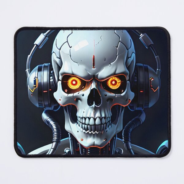 Item preview, Cyber skull with headphones designed and sold by Zanimations.