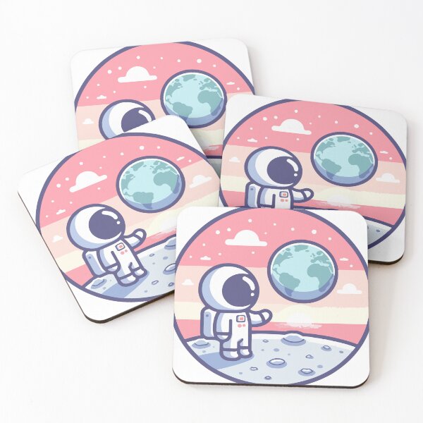 Item preview, Astronaut Gazing Earthly Horizon on Moon Landscape designed and sold by OniumEth.