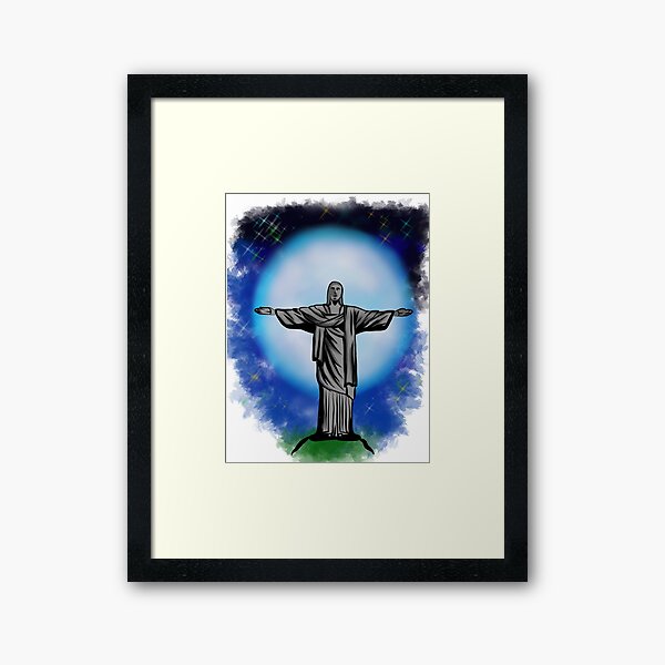 Vista previa del artículo con la obra «cristo redentor», diseñado y vendido por ig-Desenhander.