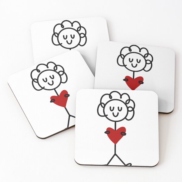 Item preview, Stick Figure with Heart designed and sold by StickFigureArts.