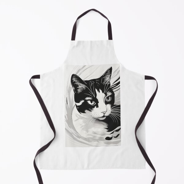 Item preview, Serene Zen Cat Drawing designed and sold by Mechanical-Artt.