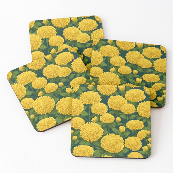 Item preview, Golden Wattle Flower Pattern designed and sold by WildlifeInc.