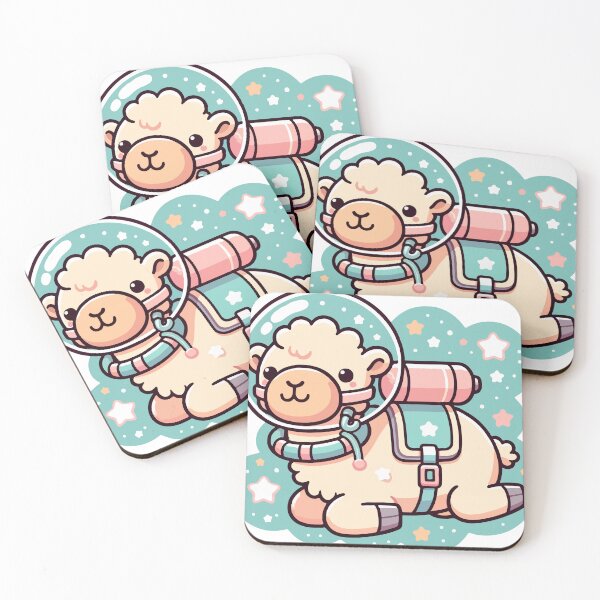 Item preview, Astronaut Fluffy Sheep Cute Space Explorer designed and sold by OniumEth.