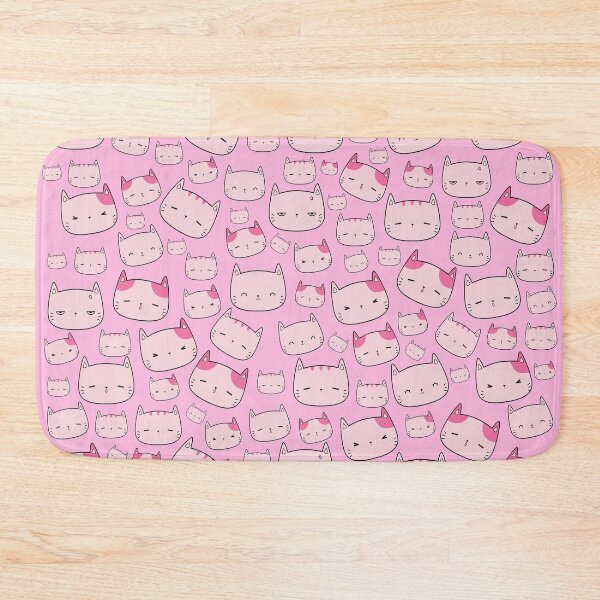 Item preview, pink kitty pattern designed and sold by yaZzaboy.