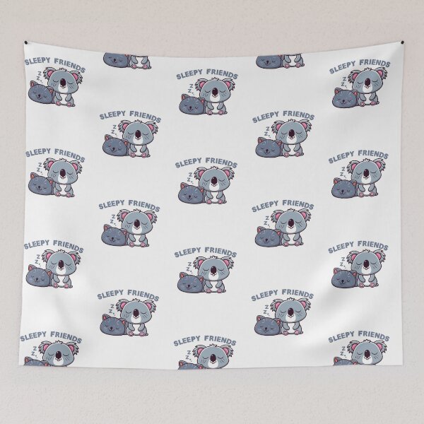 Item preview, Cute Sleepy Friends - Kawaii Gift - Nap Time Mood designed and sold by tinytwist.