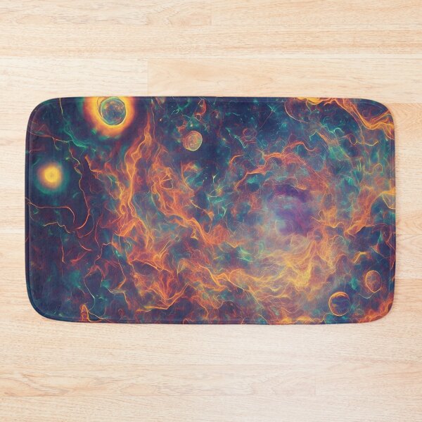 Item preview, Psychedelic Cosmos Colorful Abstract Design designed and sold by Jollys-ArtShop.