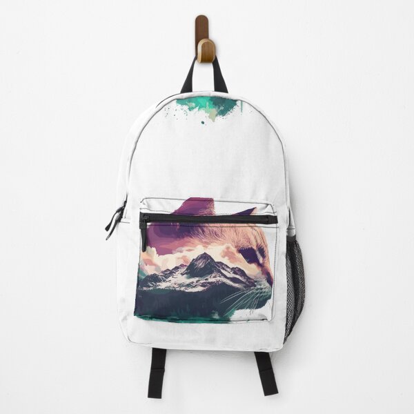 Item preview, cat's Mountain Escape illustration art designed and sold by LoFi-OG.