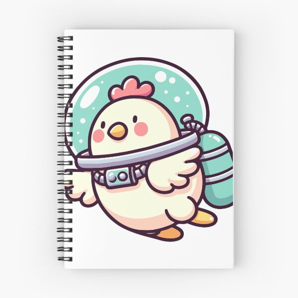 Item preview, Adventurous Space Chick - Cute Astronaut Bird Design designed and sold by OniumEth.