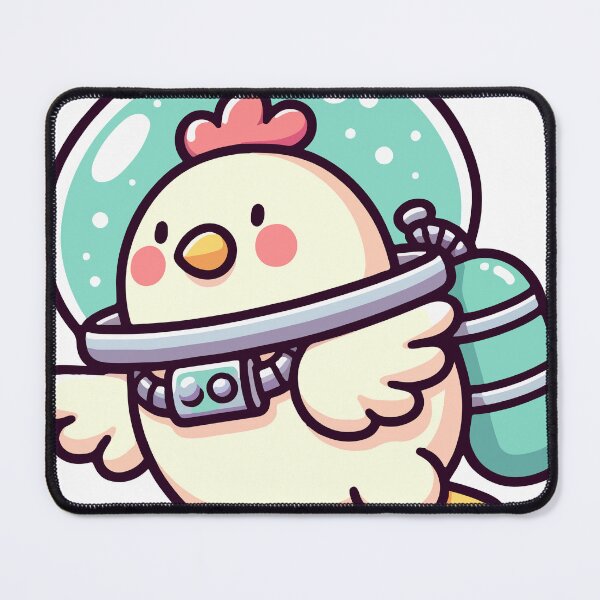 Item preview, Adventurous Space Chick - Cute Astronaut Bird Design designed and sold by OniumEth.