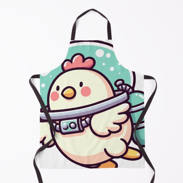 Item preview, Adventurous Space Chick - Cute Astronaut Bird Design designed and sold by OniumEth.