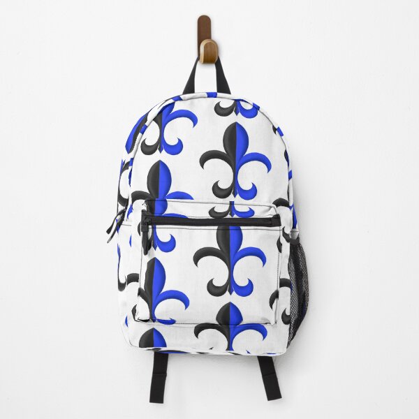 Item preview, Black and Cobalt Fleur de Lis designed and sold by lezell.