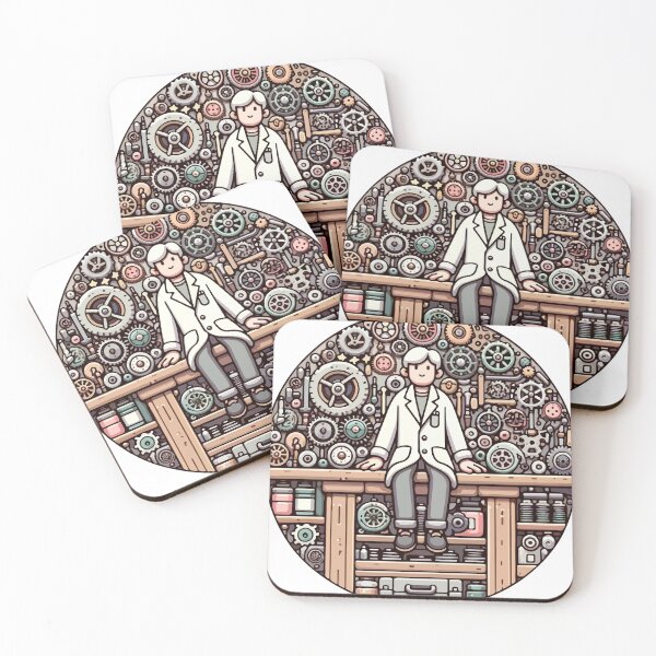 Item preview, Steampunk Scientists Detailed Mechanical Workshop designed and sold by OniumEth.