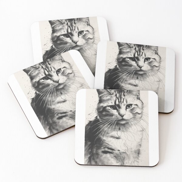 Item preview, Minimalistic Cat's Serenity designed and sold by Mechanical-Artt.