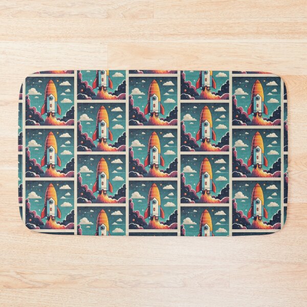 Item preview, rocket launching into space designed and sold by growing-mom.