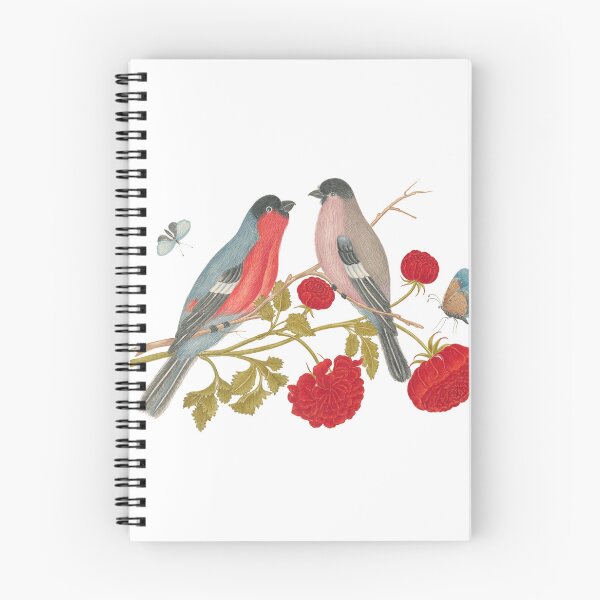 Item preview, Winged Harmony: Two Little Birds among Red Roses designed and sold by Mahilis.