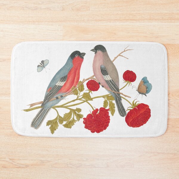 Item preview, Winged Harmony: Two Little Birds among Red Roses designed and sold by Mahilis.