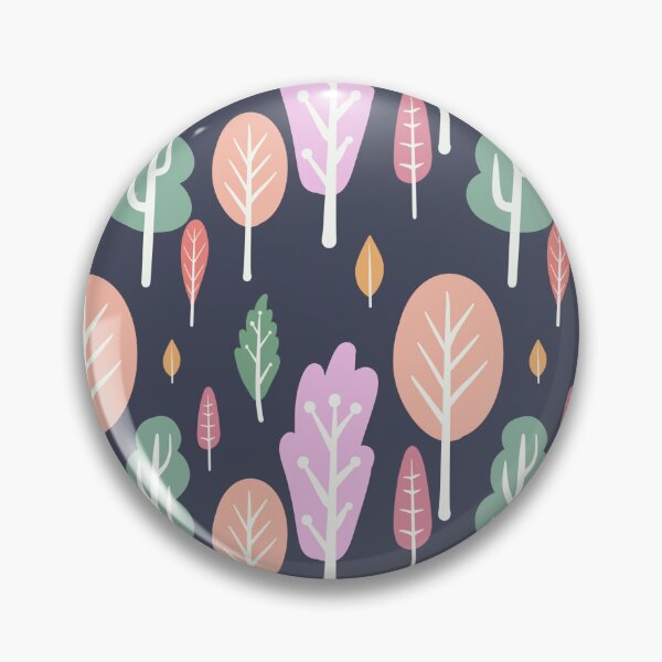 Item preview, Stylized Forest on Navy designed and sold by emeedeecreates.