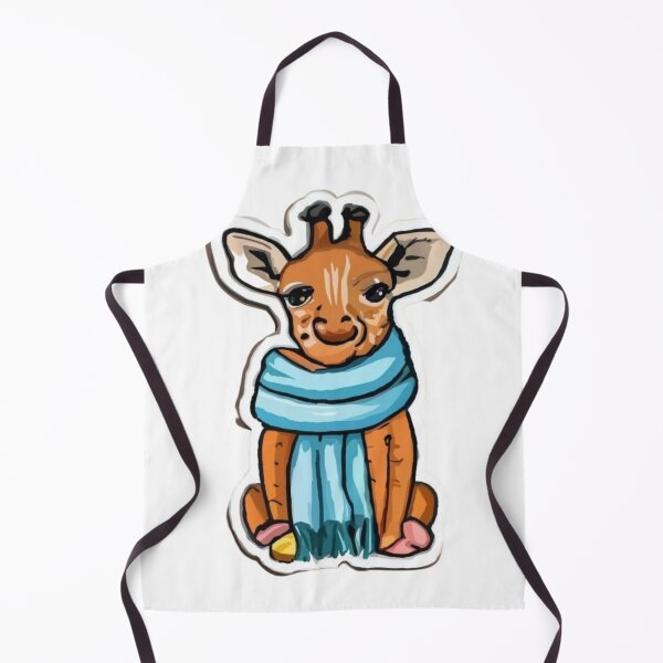 Item preview, Cutie Giraffe in Scarf Doodle designed and sold by Gianna Dolan.