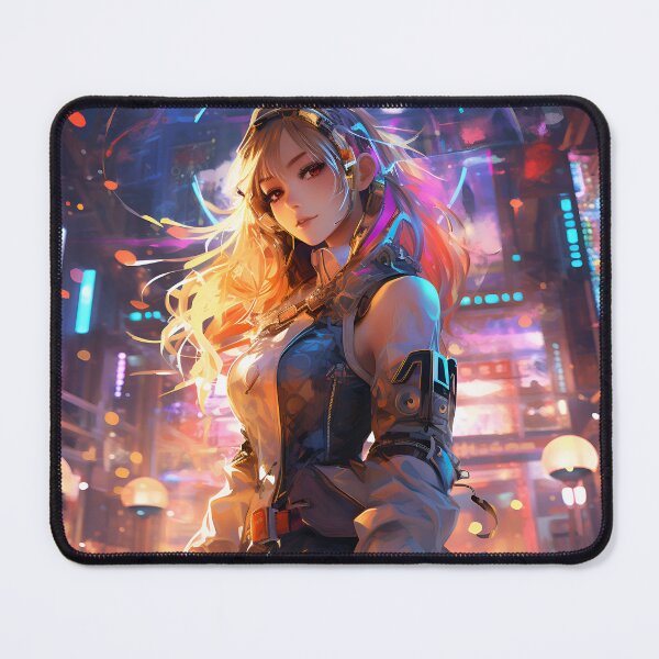Item preview, Futuristic Cyber Cute Anime Girl designed and sold by DGitaldreamgirl.