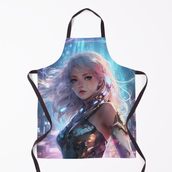 Item preview, Futuristic Cyber Cute Anime Girl designed and sold by DGitaldreamgirl.