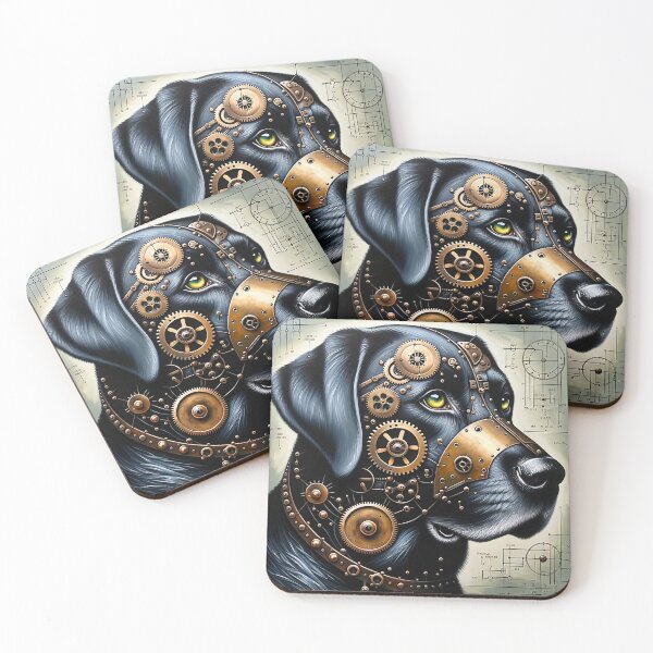 Item preview, Steampunk Black Lab designed and sold by NovosArt.