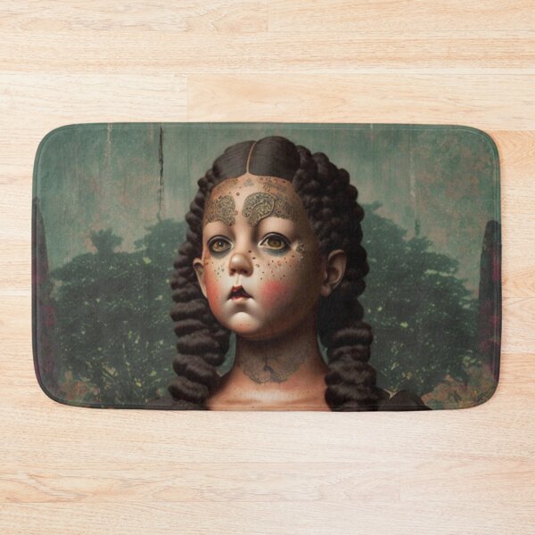 Item preview, Mona Lisa Doll Face - Dark Acadamia Artwork  designed and sold by KrisantoArts.