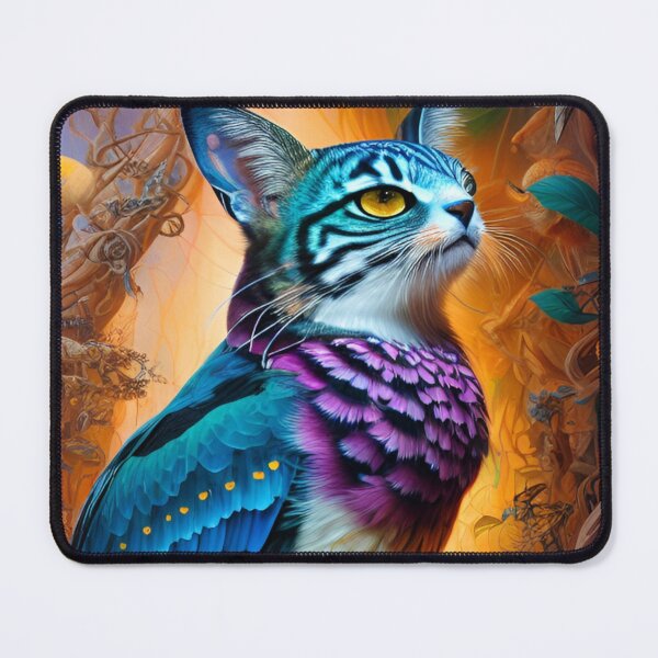 Item preview, Nature.exe #0393 Psychedelic Cat Bird designed and sold by GrumpyMrGrouper.