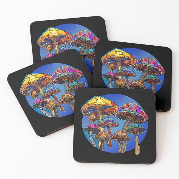 Item preview, Stained Glass Mushroom Window #2 designed and sold by DaveDanchuk.