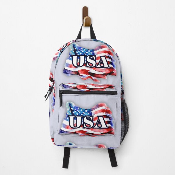 Item preview, USA #2 with a watercolor flag background designed and sold by AmericaFreedom.
