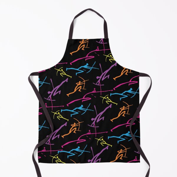 Item preview, 80s colors Bowmen Minimalist Paleolithic Cave Art Bow Fight designed and sold by pelagio.