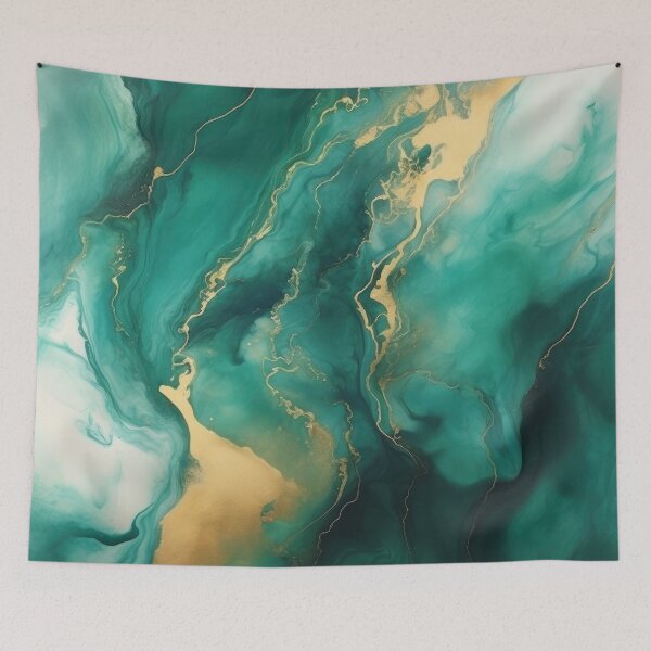 Item preview, Green and Gold Marble Jade designed and sold by DreamyDaisy.