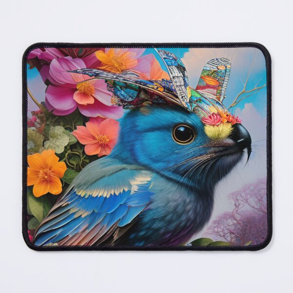 Item preview, Nature.exe #0394 Floral Cat Bird designed and sold by GrumpyMrGrouper.