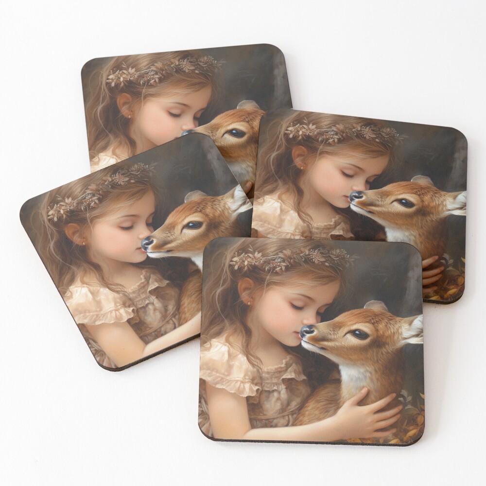 Item preview, Coasters (Set of 4) designed and sold by phatpuppyart.