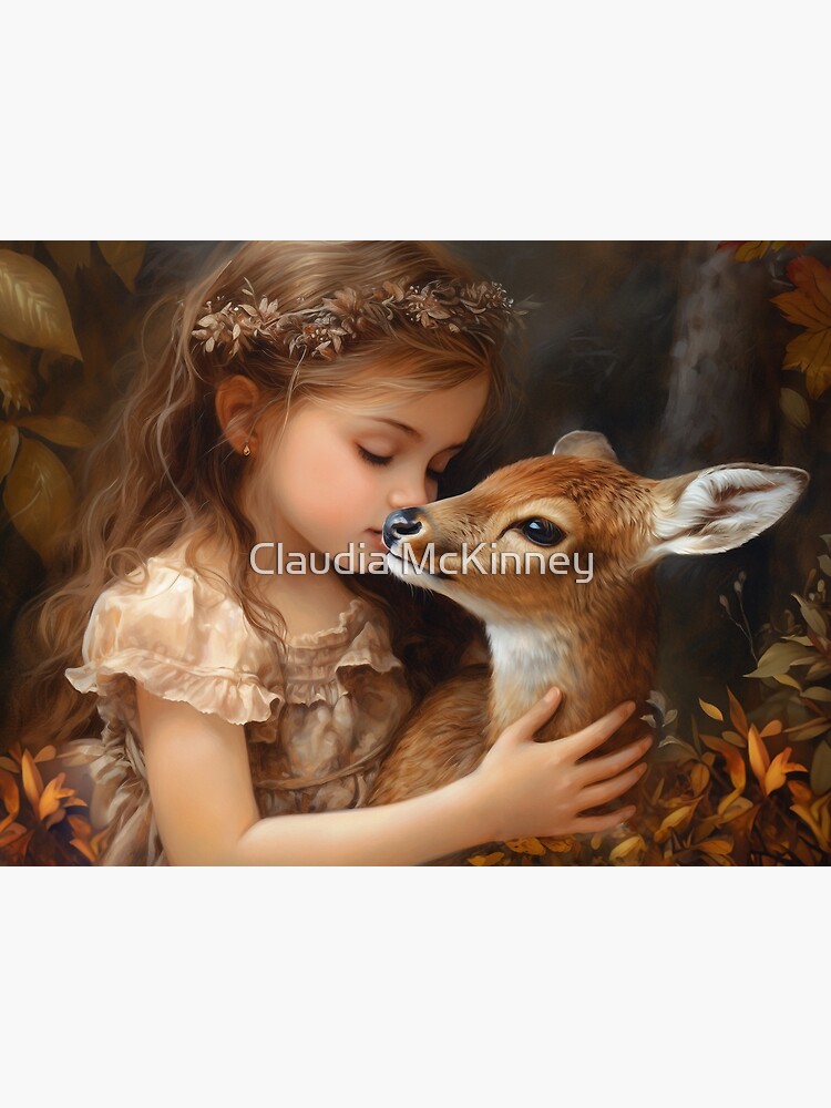 Thumbnail 2 of 2, Postcard, Two Babes in the Wood designed and sold by phatpuppyart.