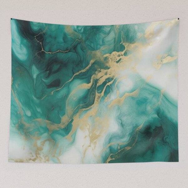 Item preview, Marble Jade White Gold and Green Swirl designed and sold by DreamyDaisy.