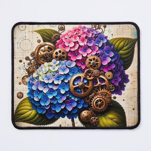 Item preview, Steampunk Blue Hydrangea designed and sold by NovosArt.