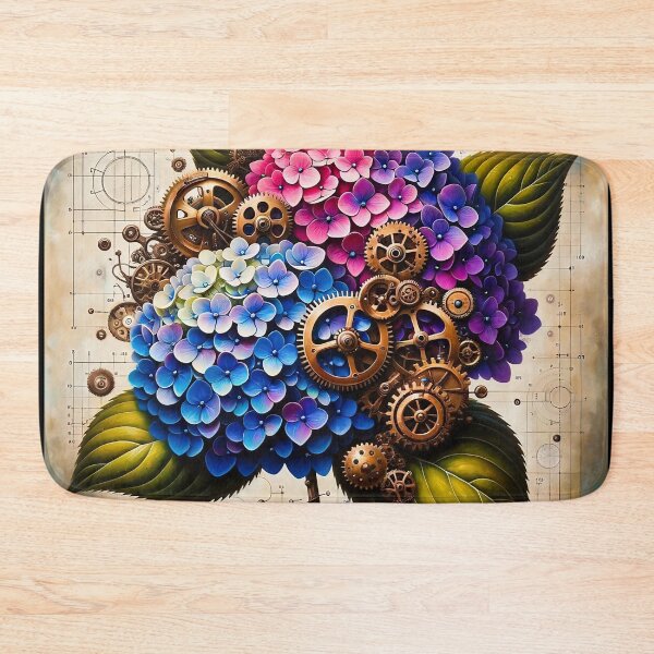 Item preview, Steampunk Blue Hydrangea designed and sold by NovosArt.