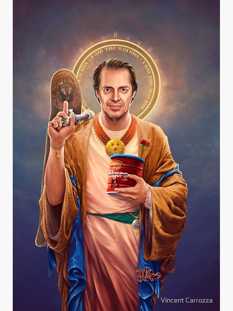 Saint Steve of Buscemi Steve Buscemi Original Religious Painting