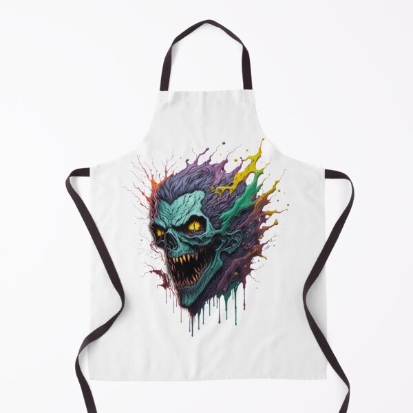 Item preview, Spooky colorful Halloween zombie designed and sold by AlejaJorgeShop.