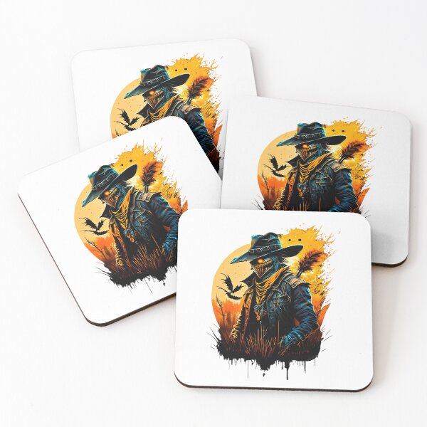 Item preview, Halloween scarecrow walking across the plain designed and sold by AlejaJorgeShop.