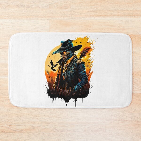 Item preview, Halloween scarecrow walking across the plain designed and sold by AlejaJorgeShop.