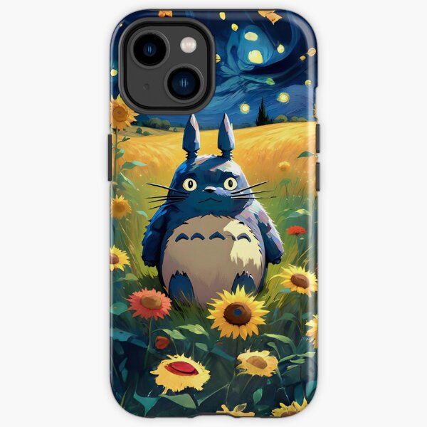 Totoro Stained Glass Art iPhone Cases