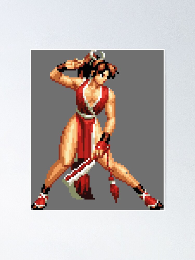 Mai Shiranui Decorative Art on sale Framed