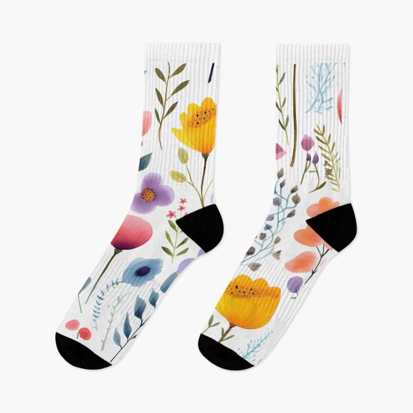 Item preview, Whimsical Watercolor Blooms. designed and sold by KandaShopTH.