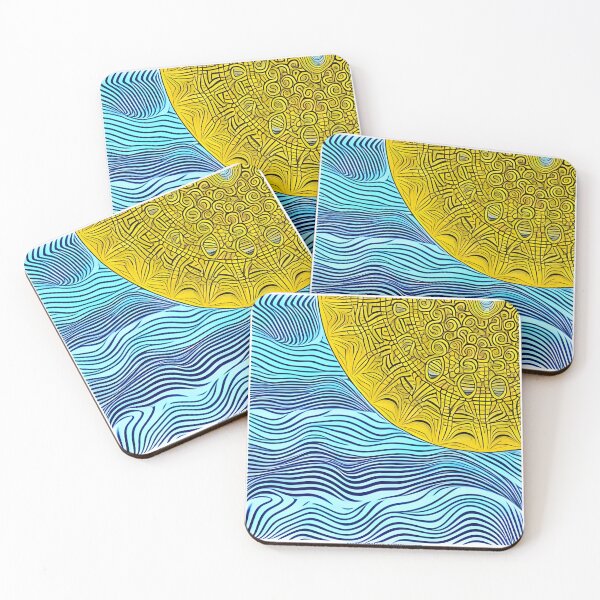 Artikelvorschau, Nautical Sunset and Waves entworfen und verkauft von Nautical4U.