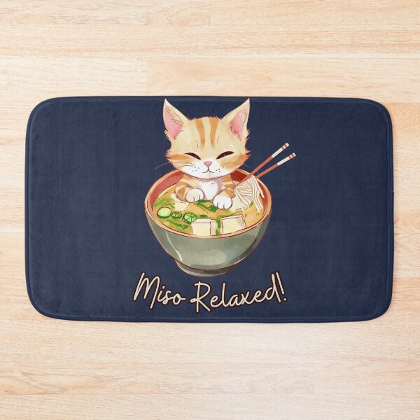 Item preview, Miso Relaxed Kawaii Cat designed and sold by Journey-North.